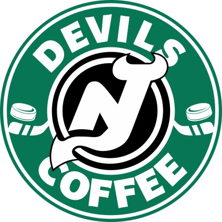 New Jersey Devils Starbucks Coffee Logo iron on paper